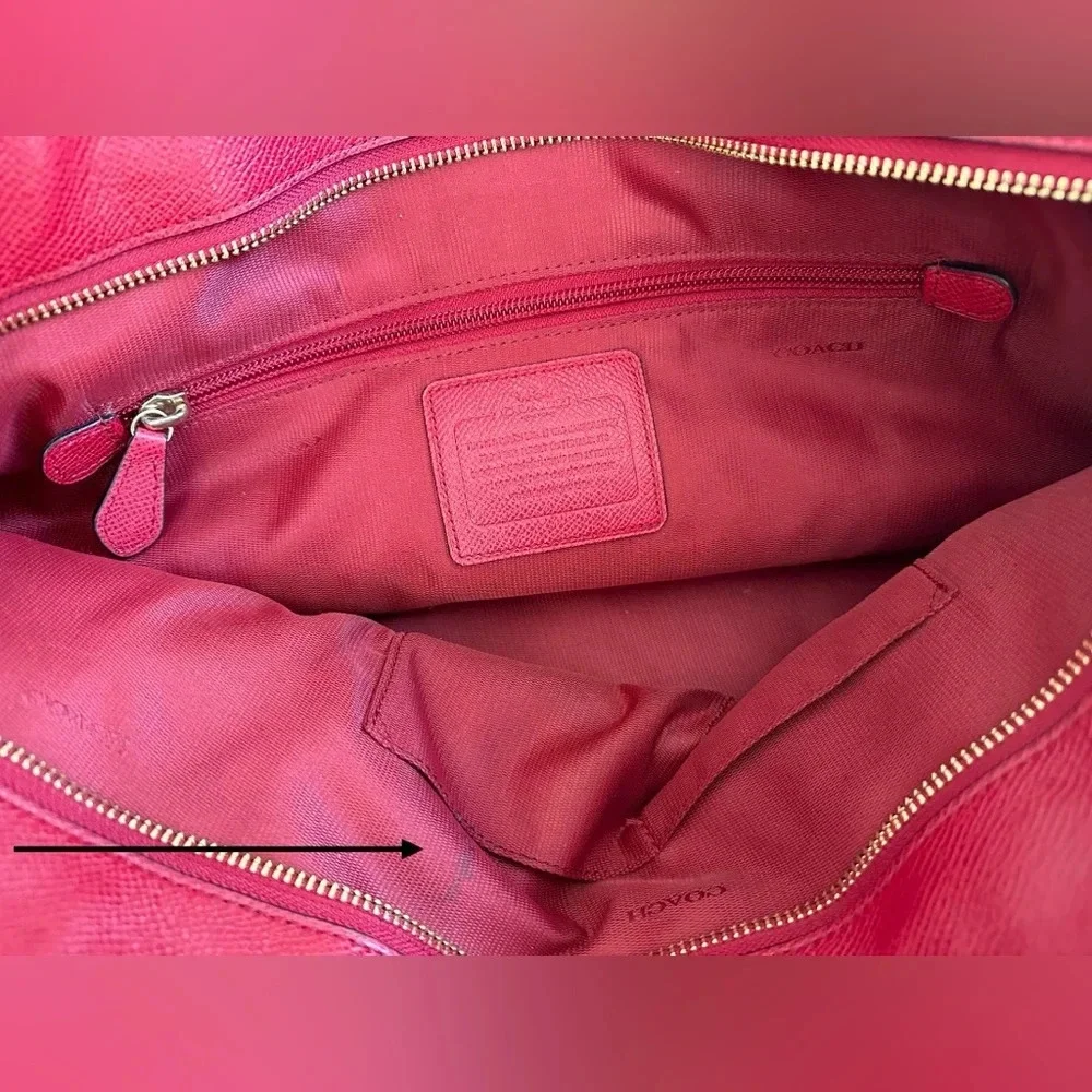 Coach Taxi zip tote bag